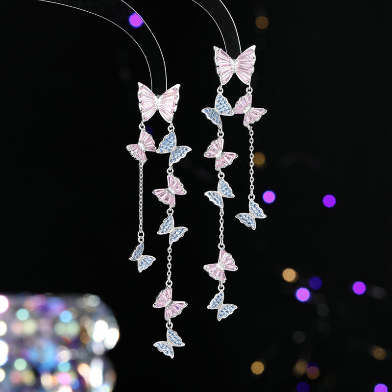 Dangling Butterfly Luxurious Earring