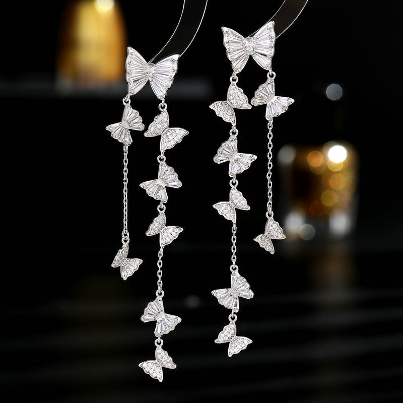 Dangling Butterfly Luxurious Earring