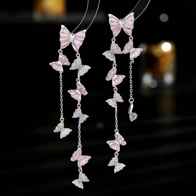 Dangling Butterfly Luxurious Earring