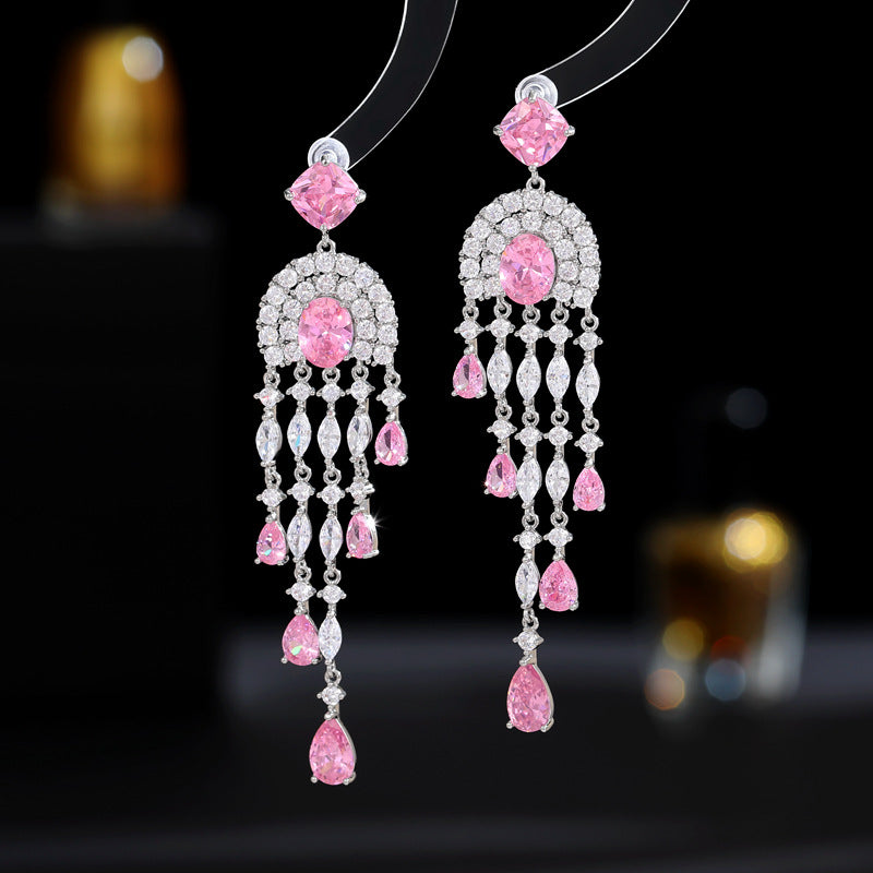 Fancy Shinning Dangling Earrings