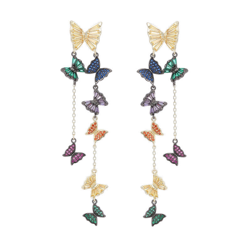 Dangling Butterfly Luxurious Earring